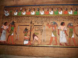 Egypt Anubis Judgement drawing
