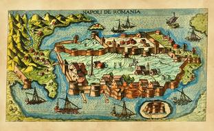 medeival ancient map drawing