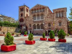 goodly St Demetrius church in Thessaloniki