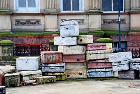 Suitcase Sculpture