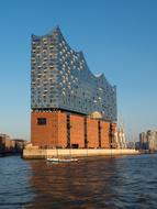 modern buildings on the water