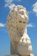 lion sculpture as a landmark