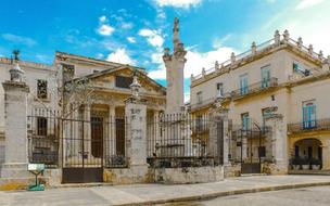 landscape of old Cuba architecture