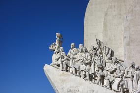 Lisbon Portugal stone statues