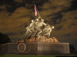 Marines War Memorial Night