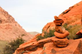 Grand Canyon Winter red stone
