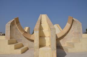 Staircase of Jantar Mantar, Classical instrument of astronomy, India