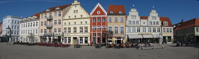 Greifswald historic city center, Germany