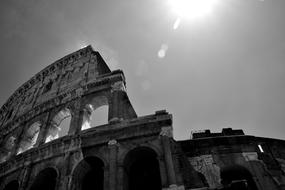 Rome sun