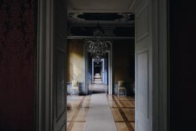 corridors of the historic palace