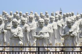 Buddha Religion statues white