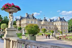 Luxembourg Gardens in summer