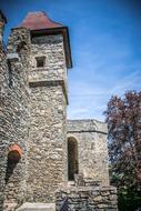 tower of aged stone fortress