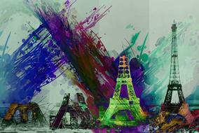 eiffel tower art drawing