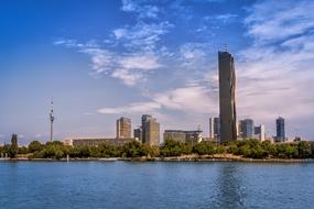 City Architecture and river
