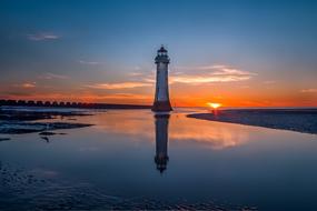 Lighthouse Marine Sky water