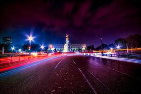 Pall Mall street at night, uk, England, London