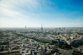 very beautiful Paris Cityscape