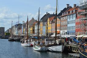 Nyhavn Denmark river boat