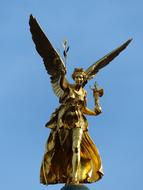 Angel Of Peace gold statue