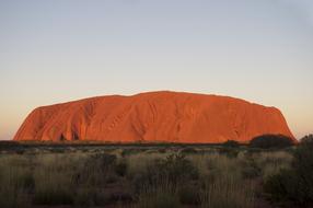 Ayers Rock red Australia