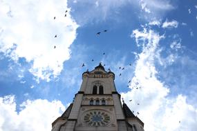 church Religion Heaven birds