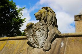 Stone Lion on roof