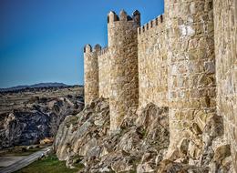 wall of medieval fortress