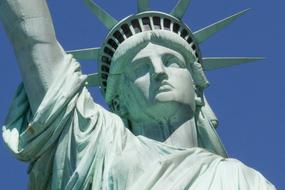 Closeup photo of Statue Of Liberty Landmark