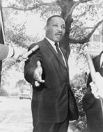 Martin Luther King photo monochrome