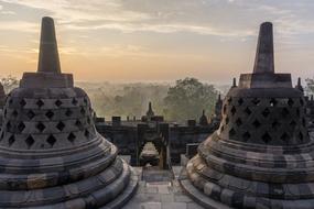 roof of Temple in Indonesia