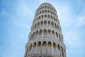 Pisa Tower blue sky