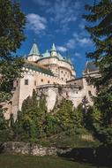Bojnice Castle and forest