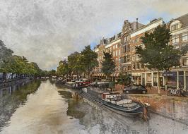 Water City Amsterdam drawing