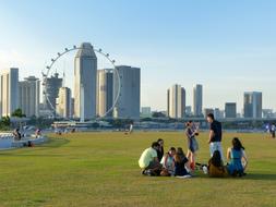 unusually beautiful Singapore Marina Barrage