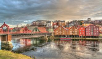 perfect Trondheim Norway Architecture