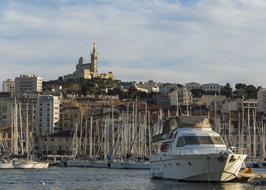 yachts in the port of marseille