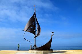 Ship Boat statue