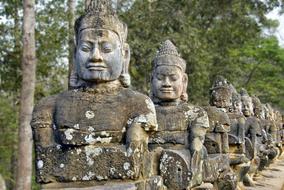 Cambodia Siem Reap statue