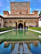 very beautiful landmark in Granada in Spain