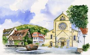 architecture city monument drawing