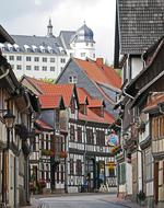 Historically Truss Castle in Stolberg