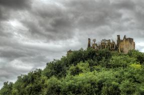 Castle Medieval and forest