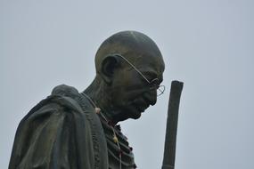 Ghandi old Statue