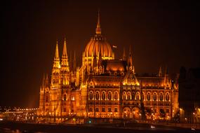 Budapest Parliament Night
