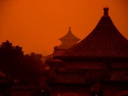 China Temple Heaven red