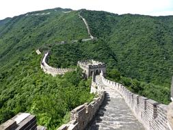 magnificent view of the Great Wall of China