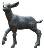 small Lamb Bronze Sculpture