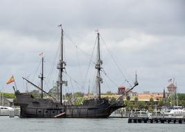 very beautiful Old Galleon Ship