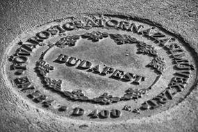Budapest manhole cover